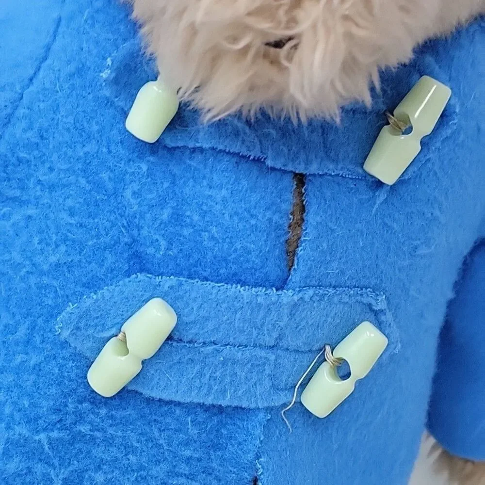 Vintage Paddington Bear Doll Raincoat Rain Boots Blue Yellow Toy 1977 Eden Toys